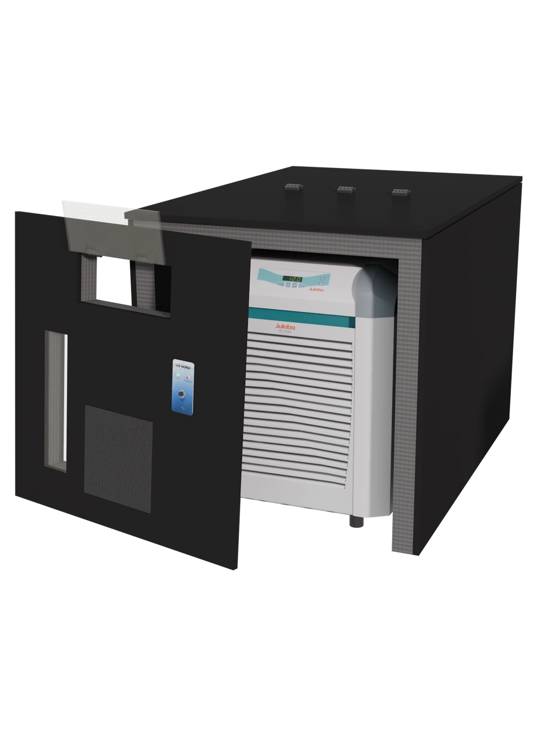 Julaboクーラーおよびチラー用のノイズリダクションエンクロージャー