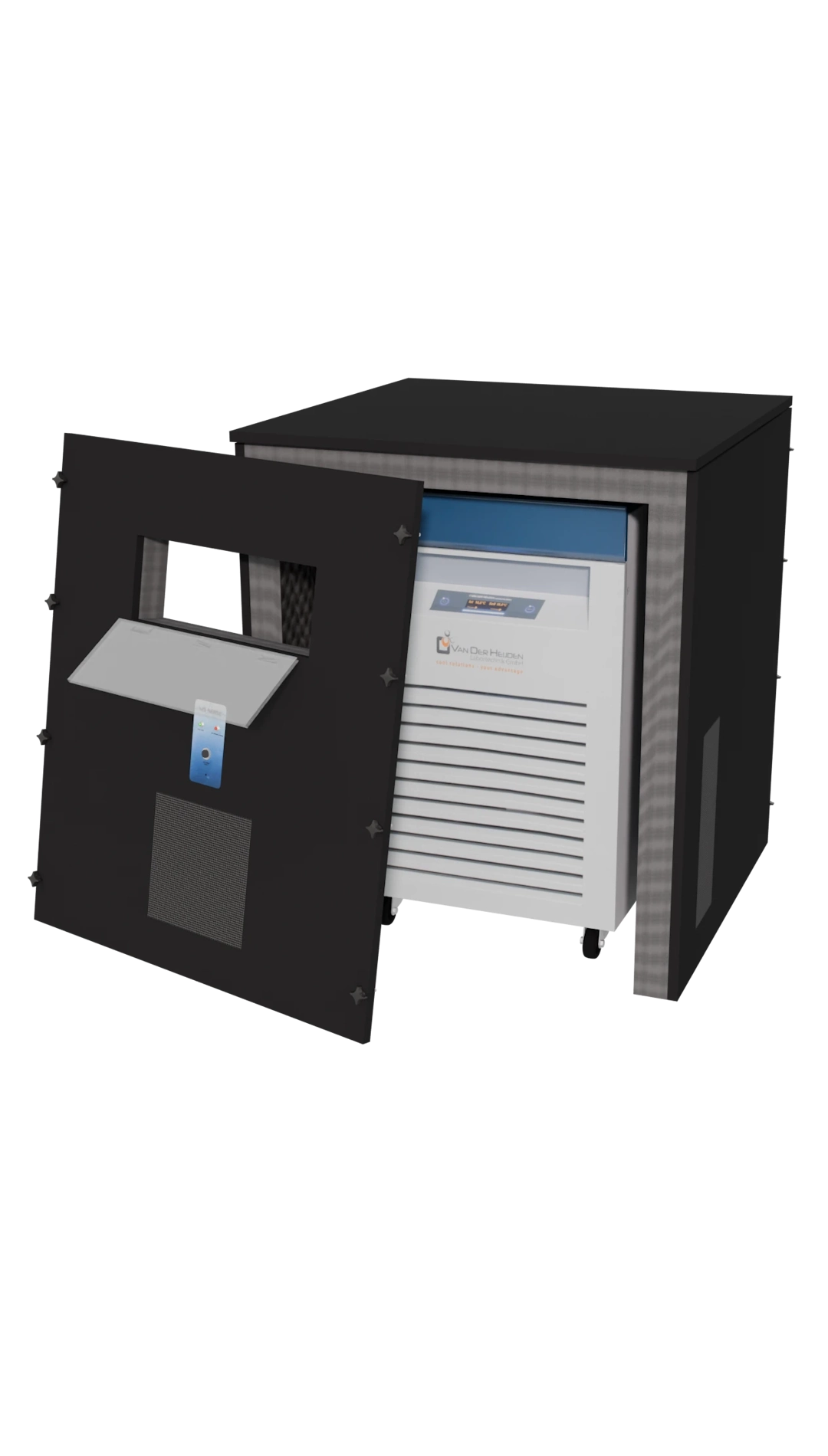 Schallschutzhaube für Van der Heijden-Kältemaschinen