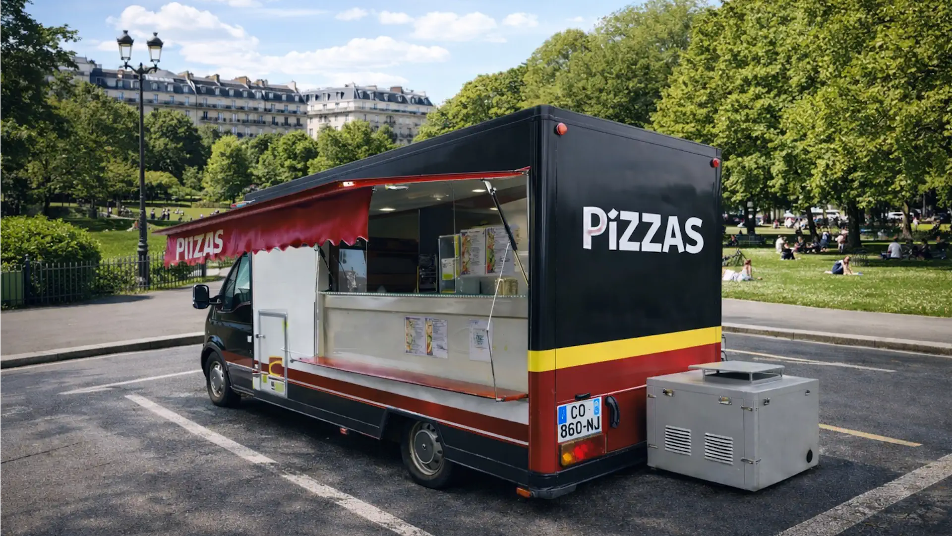 Soundproof enclosure for power generator