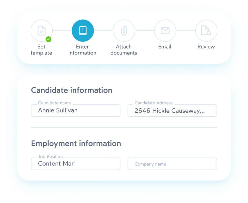 electronic offer letter image