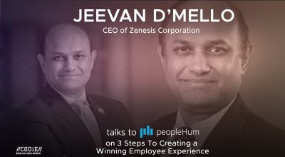 3 Steps to creating a winning Employee Experience- Jeevan D’mello [Interview] 