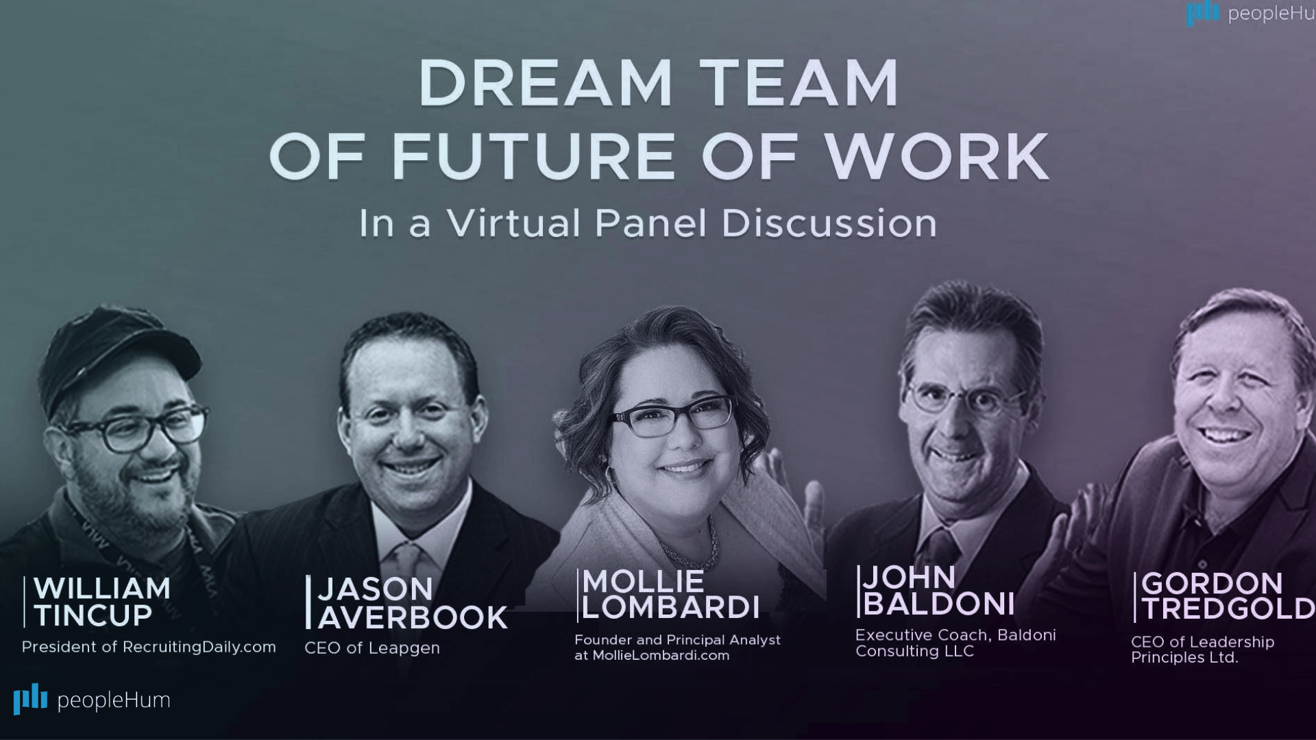 Dream team of future of work - In a virtual panel discussion