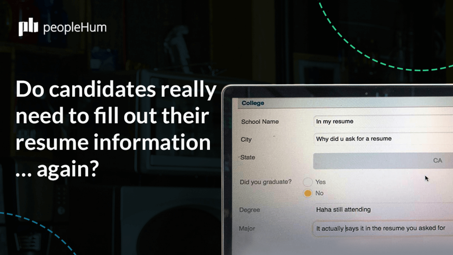 Tired of Re-Entering Your Info After Uploading a Resume? (Yes!)