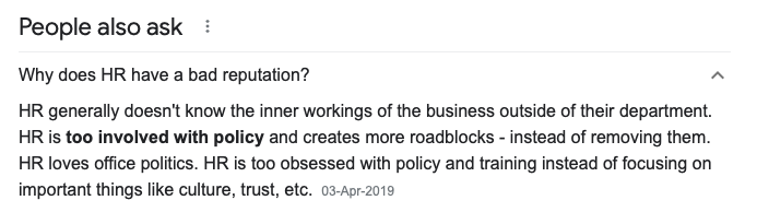 HR stereotypes | peopleHum