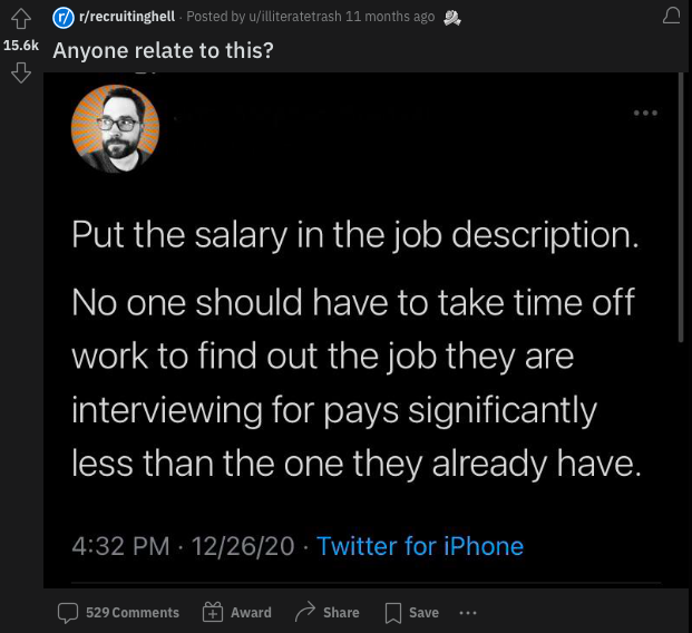 candidate complaints 