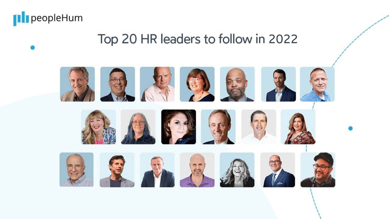 Top 20 HR leaders to follow in 2024