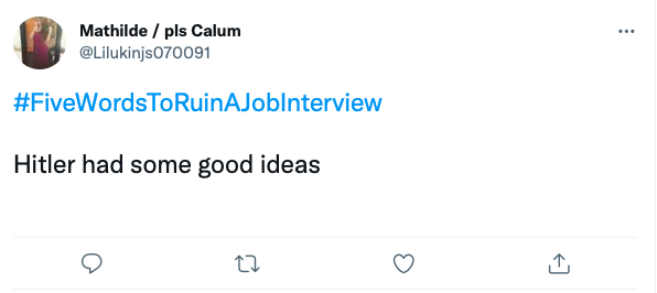 Five words to ruin a job interview | peopleHum