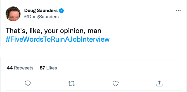 Five words to ruin a job interview | peopleHum