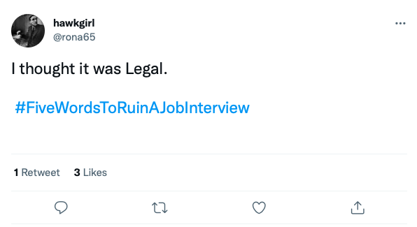 Five words to ruin a job interview | peopleHum