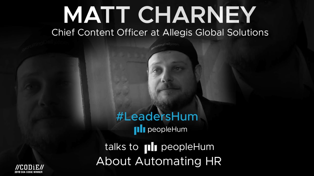 Artificial Intelligence And Hiring - Matt Charney [Interview]