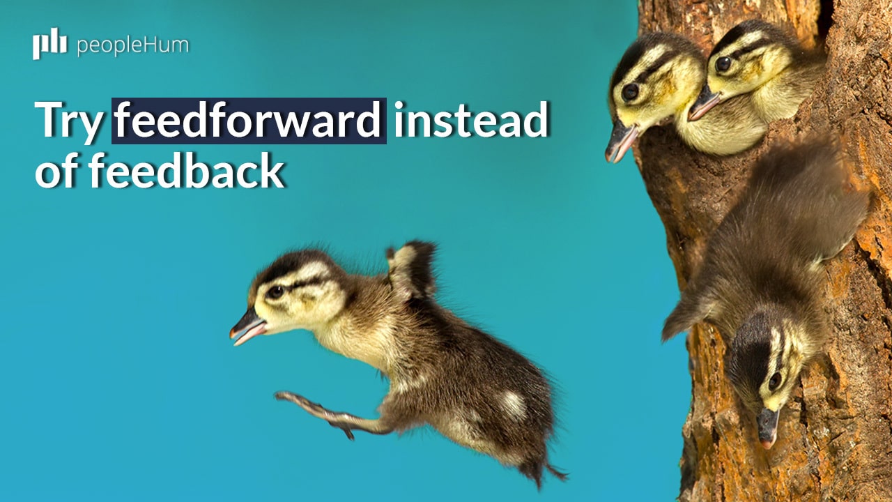 Try feedforward instead of feedback