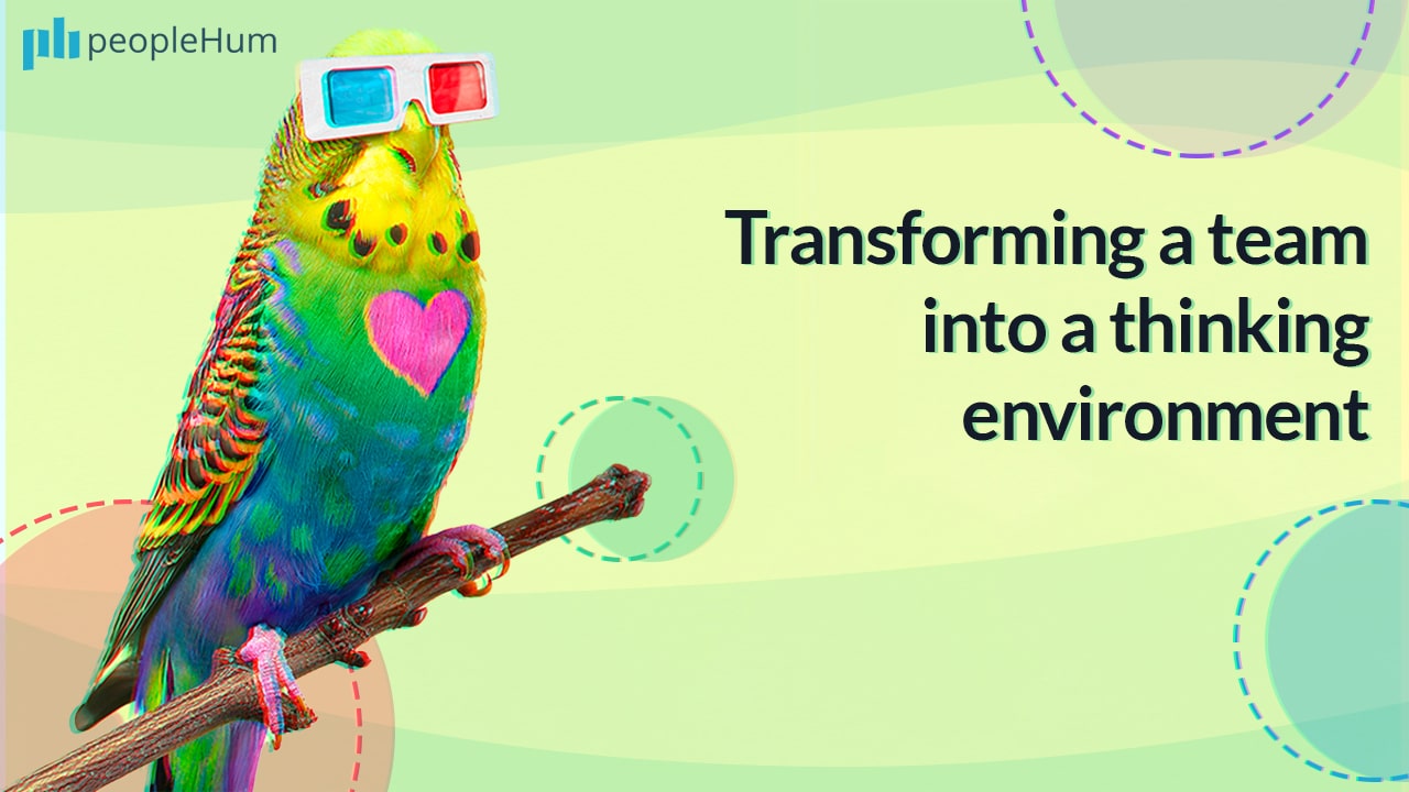 Transforming a team into a thinking environment