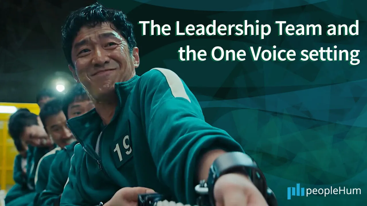 The Leadership Team and the One Voice setting