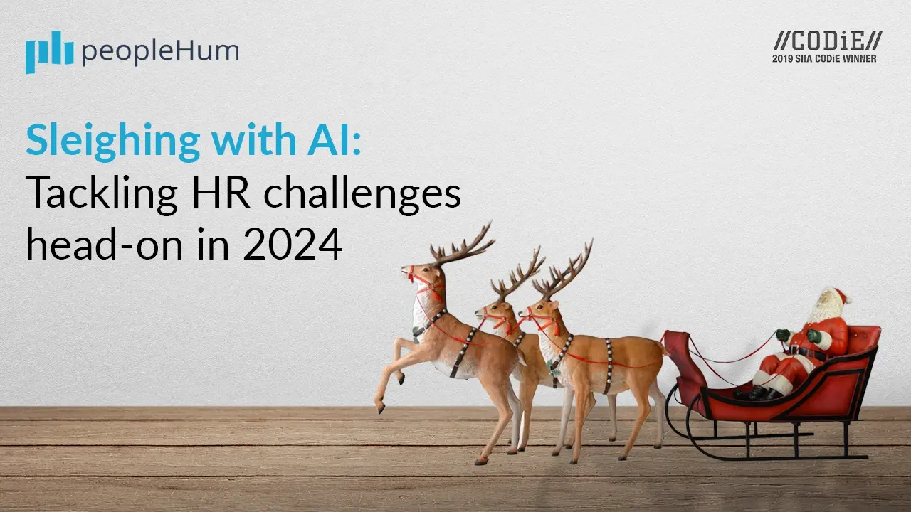 Sleighing with AI: Tackling HR challenges head-on in 2024