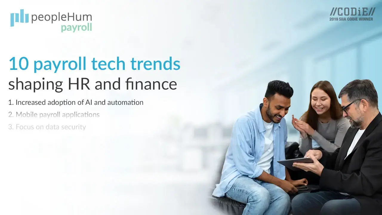 10 payroll tech trends shaping HR and finance
