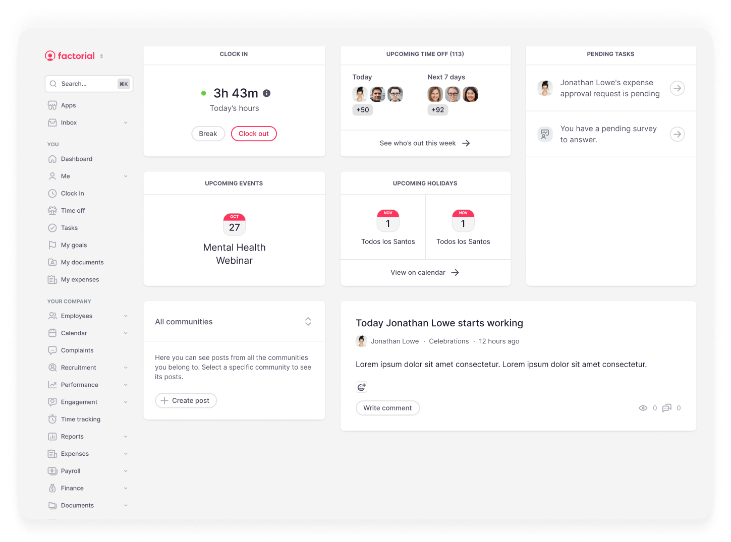 Download the HR mobile application - Factorial