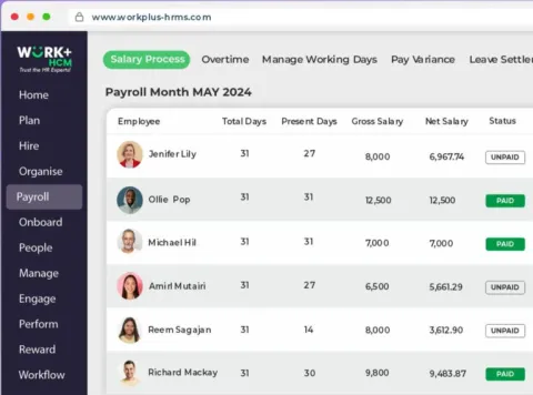 Workplus HCM | Best HR Software & Payroll Solution UAE