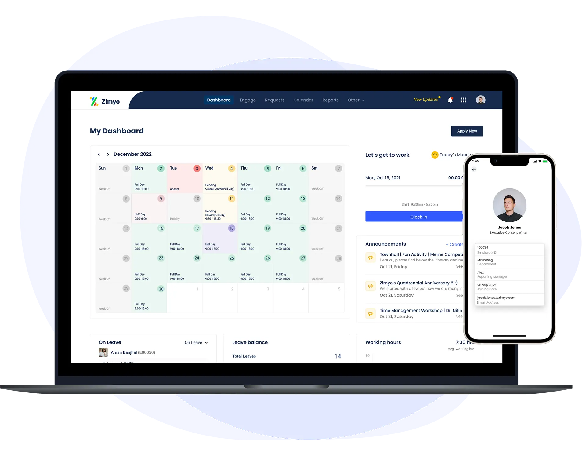 Employee Self Service Portal | Empower Your Workforce | Zimyo