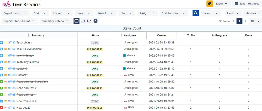 RVS Time Reports