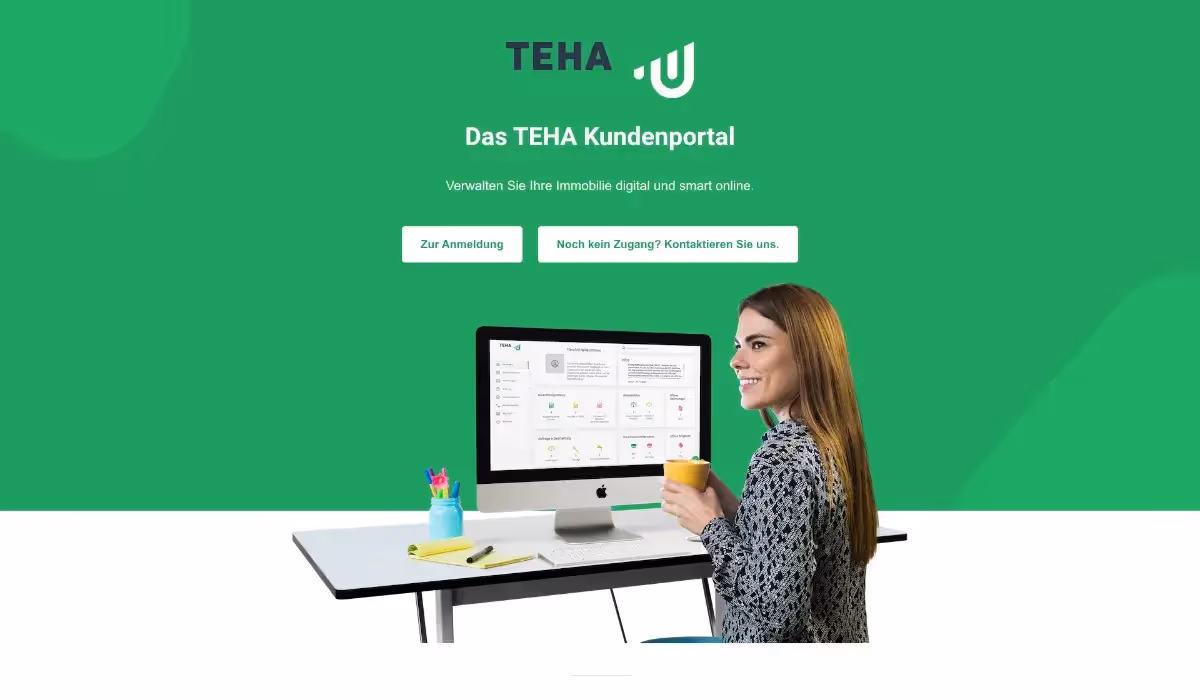 Beispielhafte Landingpage eines Unternehmens, welches die Vorzüge des Portals erklärt