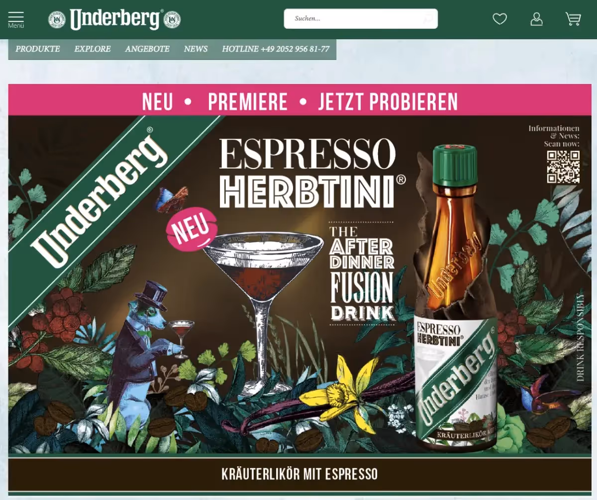 Abbildung 1: POWERGAP hat spannende Referenzen wie z.B. Underberg