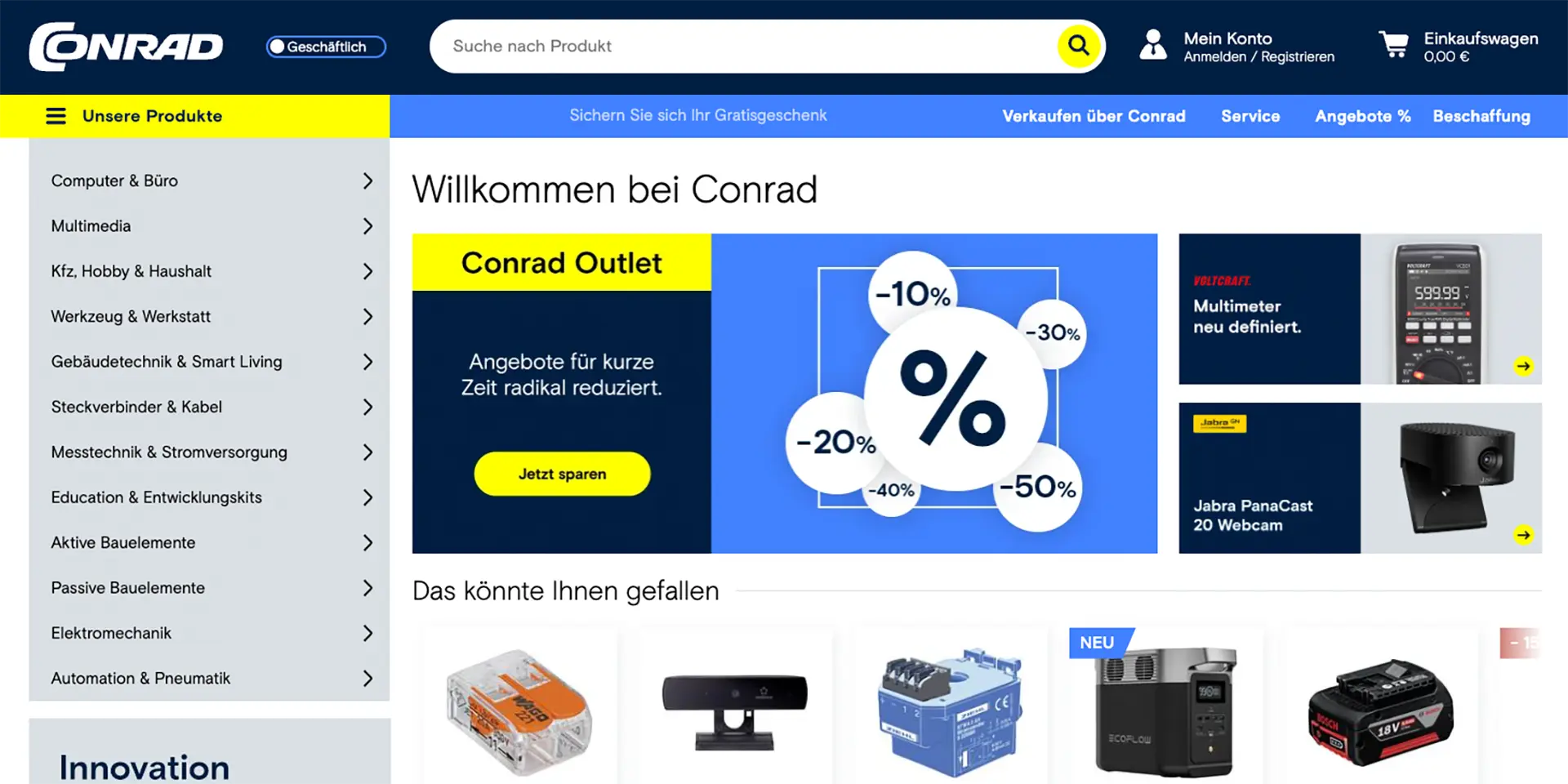 Conrad hat sich vom Händler zum Marktplatz entwickelt