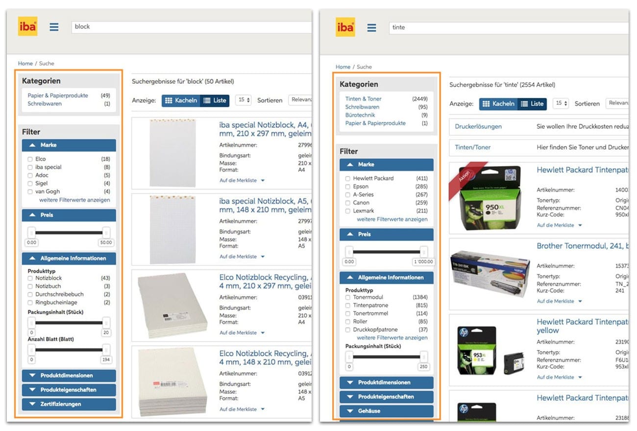 personalisierung-b2b-facettennavigation