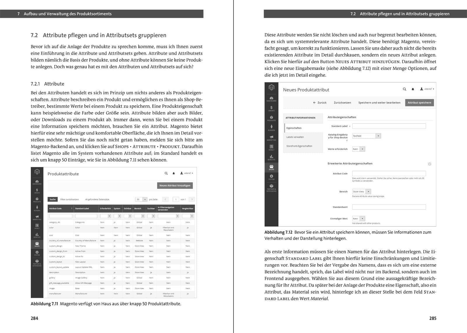Das Shopsystem einrichten