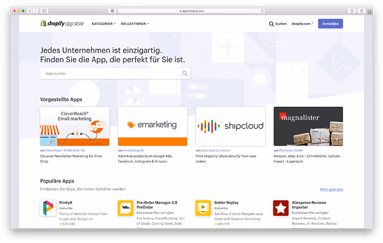 Shopify App Store