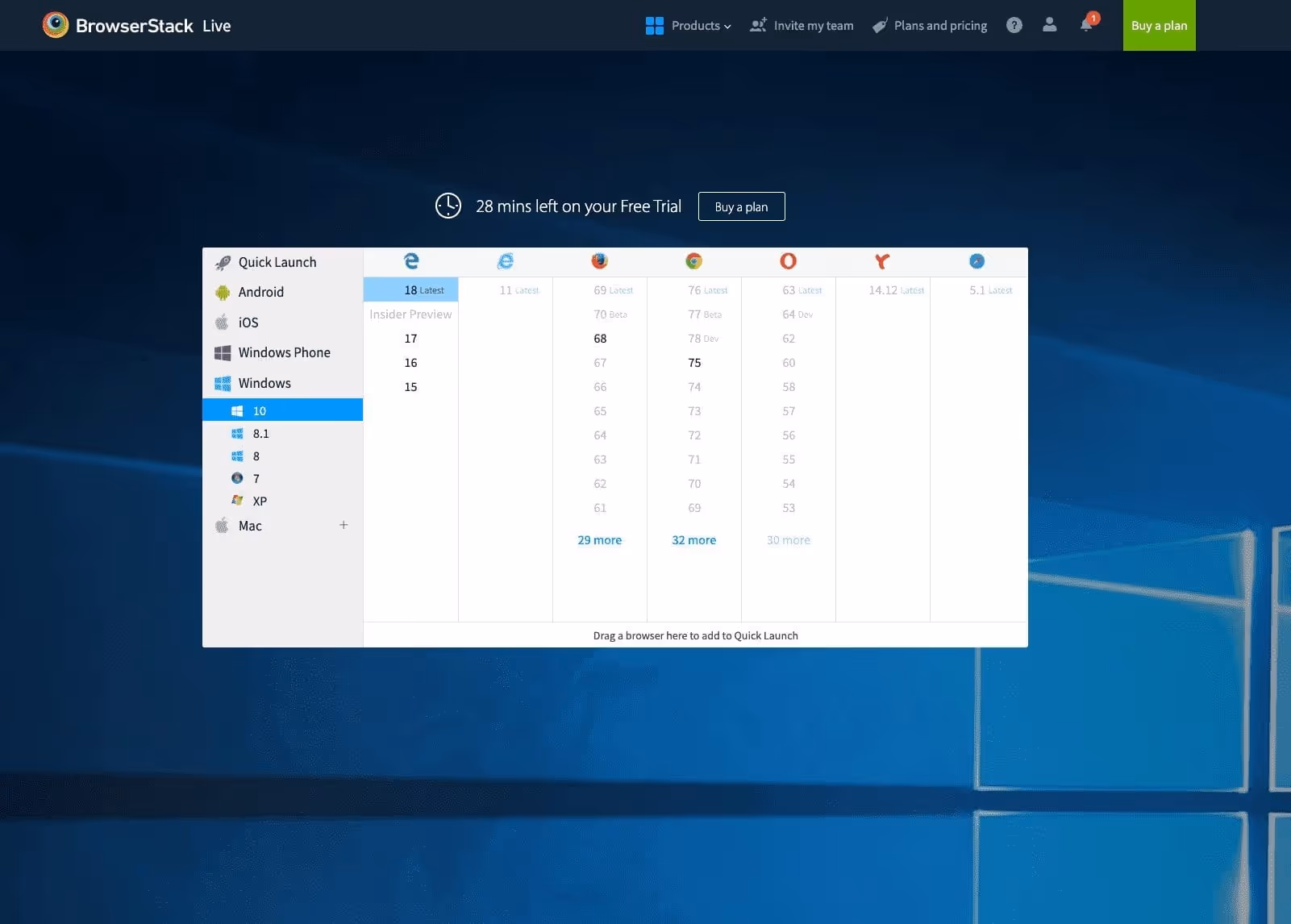 Online-Shops testen mit Hilfe von Browserstack