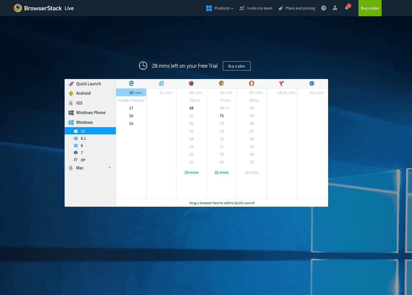 Online-Shops testen mit Hilfe von Browserstack
