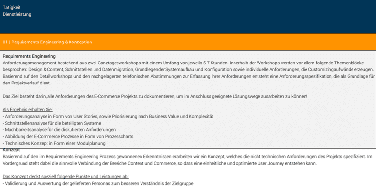 Um einen Vergleich der geschätzten Kosten für den Onlineshop über mehrere Anbieter hinweg herzustellen, empfehle ich mein Excel-Tool zur Kostenindiaktion