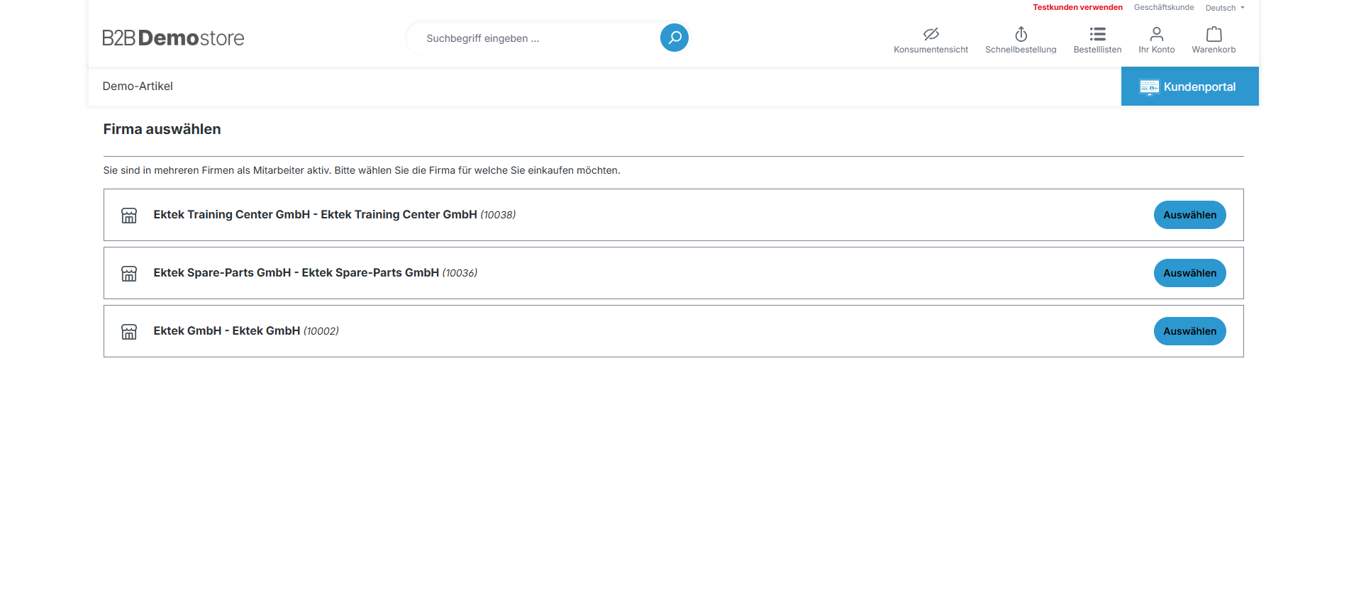 Die B2B Seller Suite unterstützt beispielsweise kundenspezifische Preise
