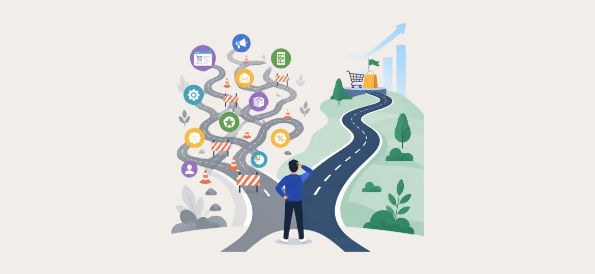 E-Commerce-Roadmap: Warum zu viele Projekte das Wachstum ausbremsen