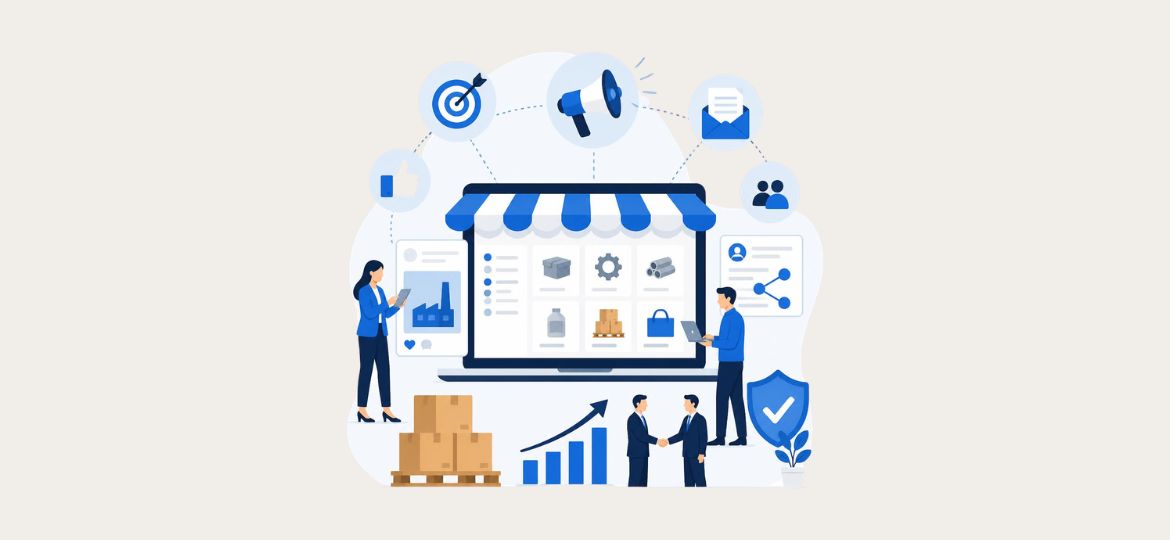 Wie kann man einen B2B Online-Shop bewerben?