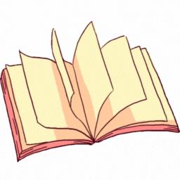 GIF : Livre ouvert dont les pages défilent, symbolisant la narration immersive et les histoires infinies.
