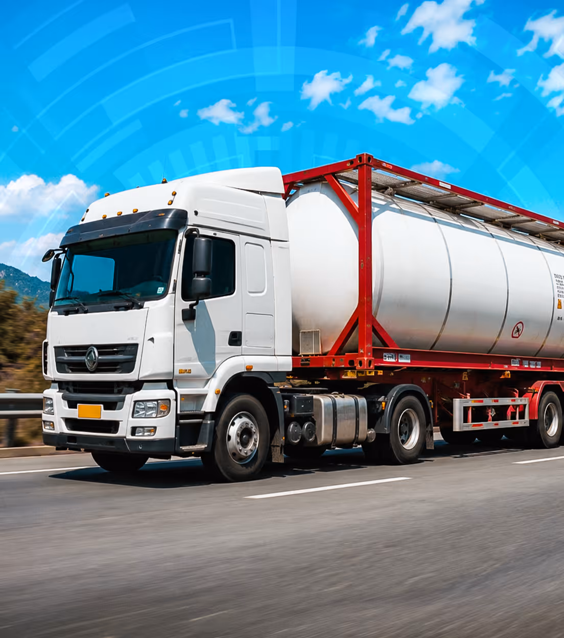 High-value ISO and cryogenic tank fleets supported by satellite location visibility