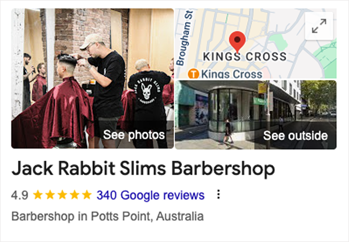 Jack Rabbit Slims Barbershop. 340 Google Reviews, 4.9 rating