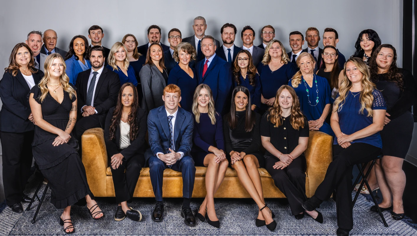Group photo of the Creekmur Wealth team