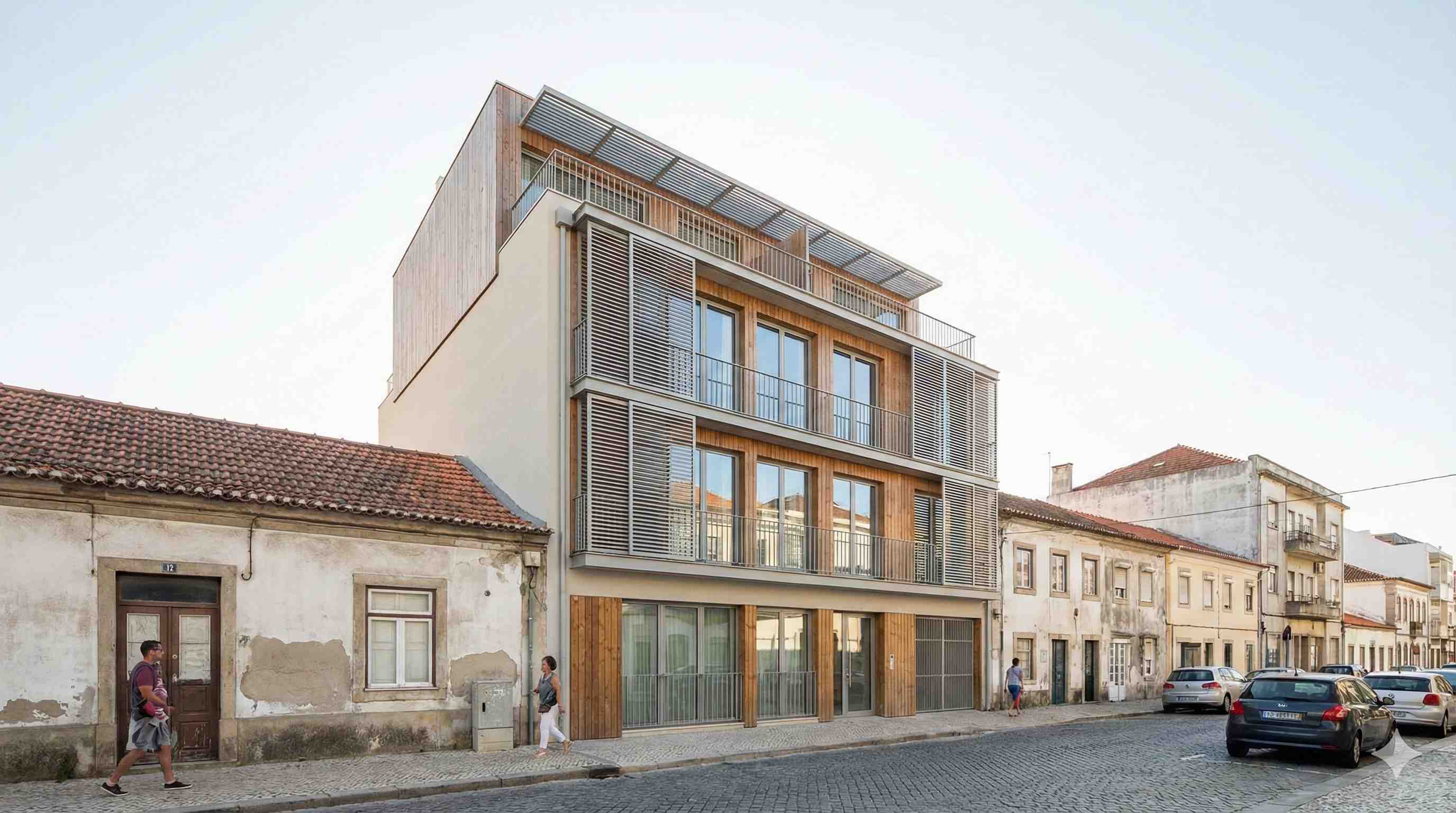 Energy-efficient building project in a Portuguese urban context