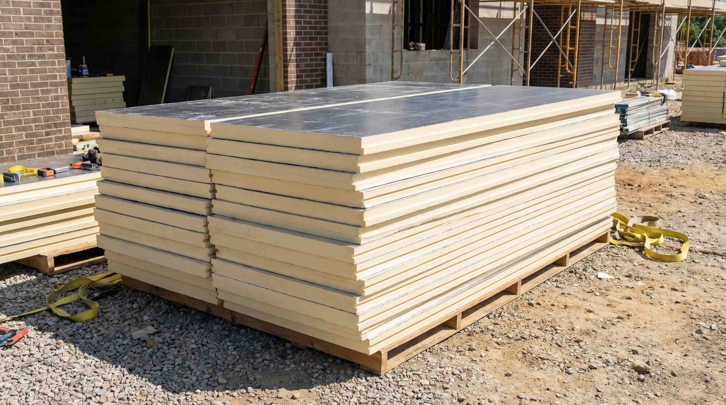 Thermal insulation panels prepared for wall installation
