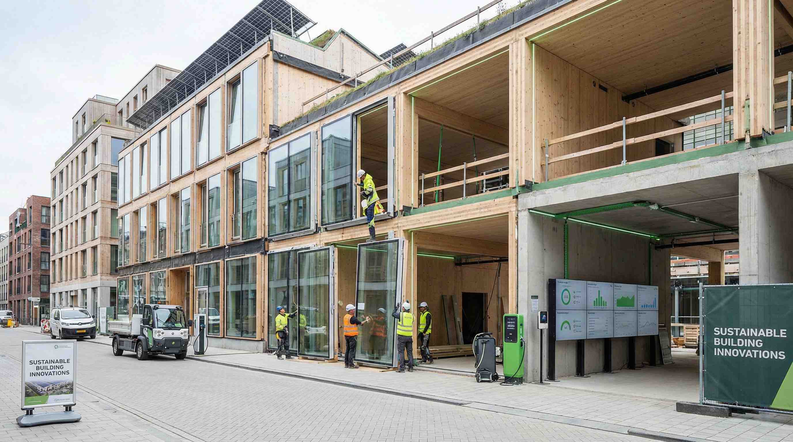 Innovative sustainable construction technologies and smart systems