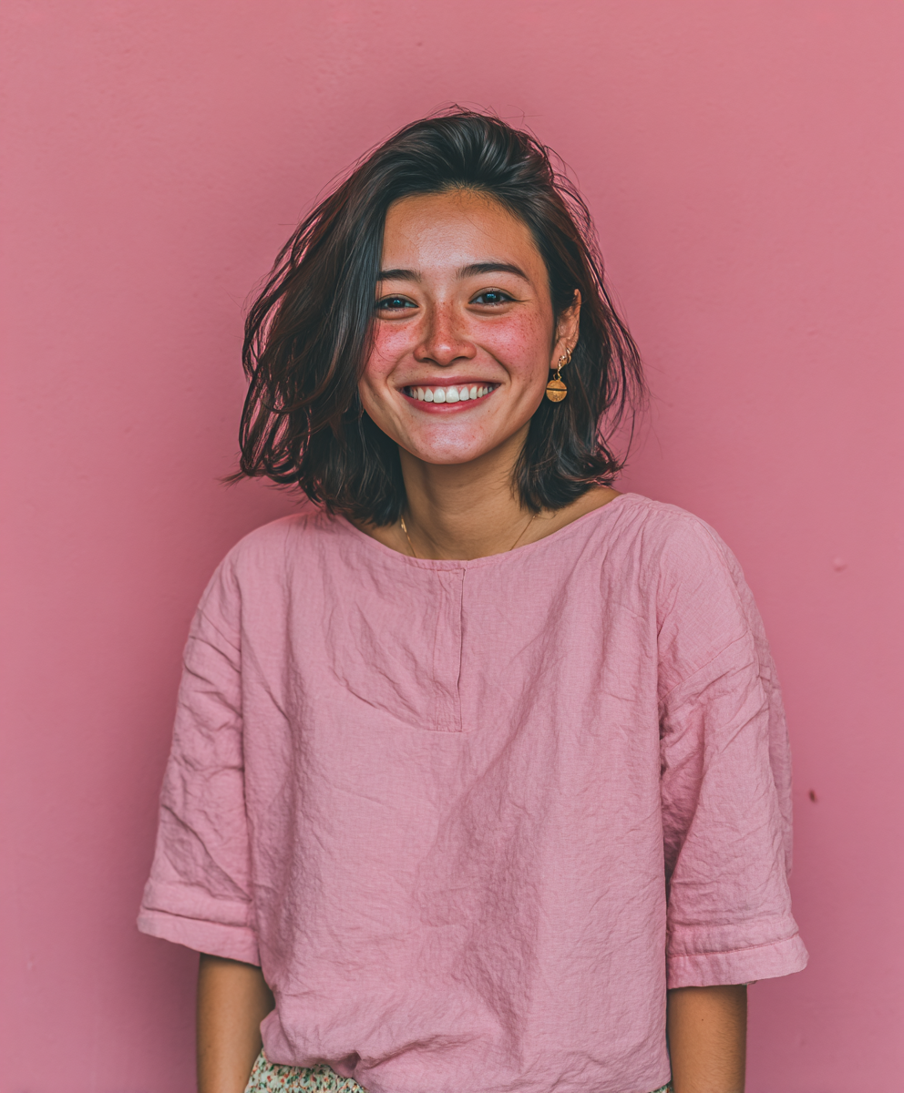 [headshot] image of a smiling customer (for a travel agency)