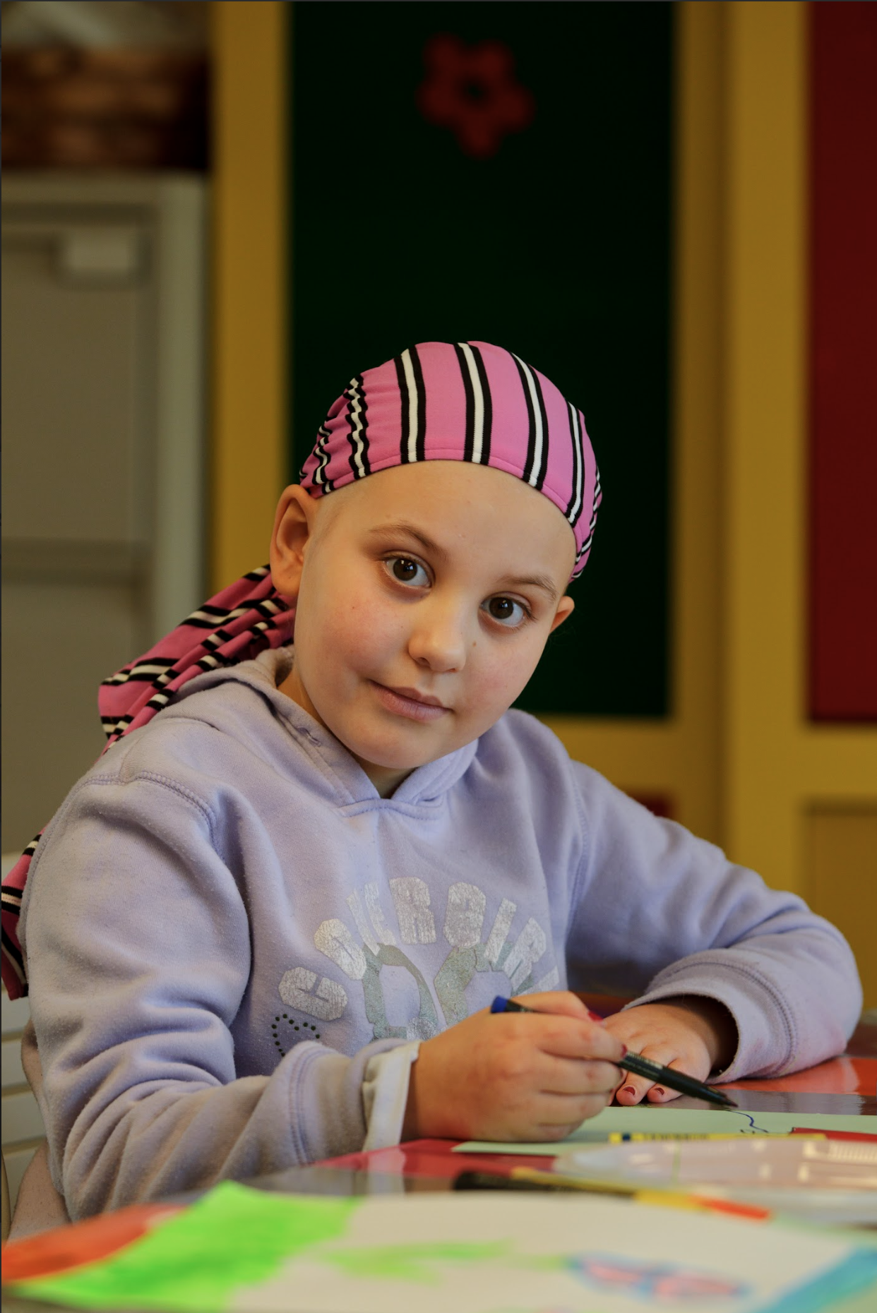 Photo taken in 2014, Shira at age 6 when she was first admitted