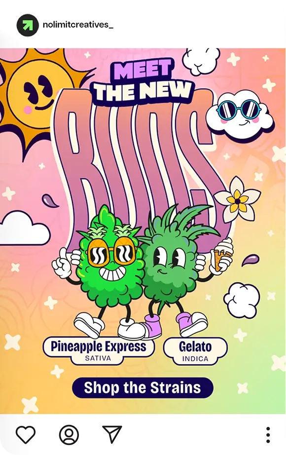 Sample work for Buds