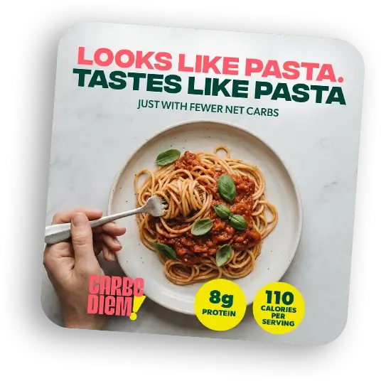 Carbe Diem - Looks like pasta. Tastes like pasta.