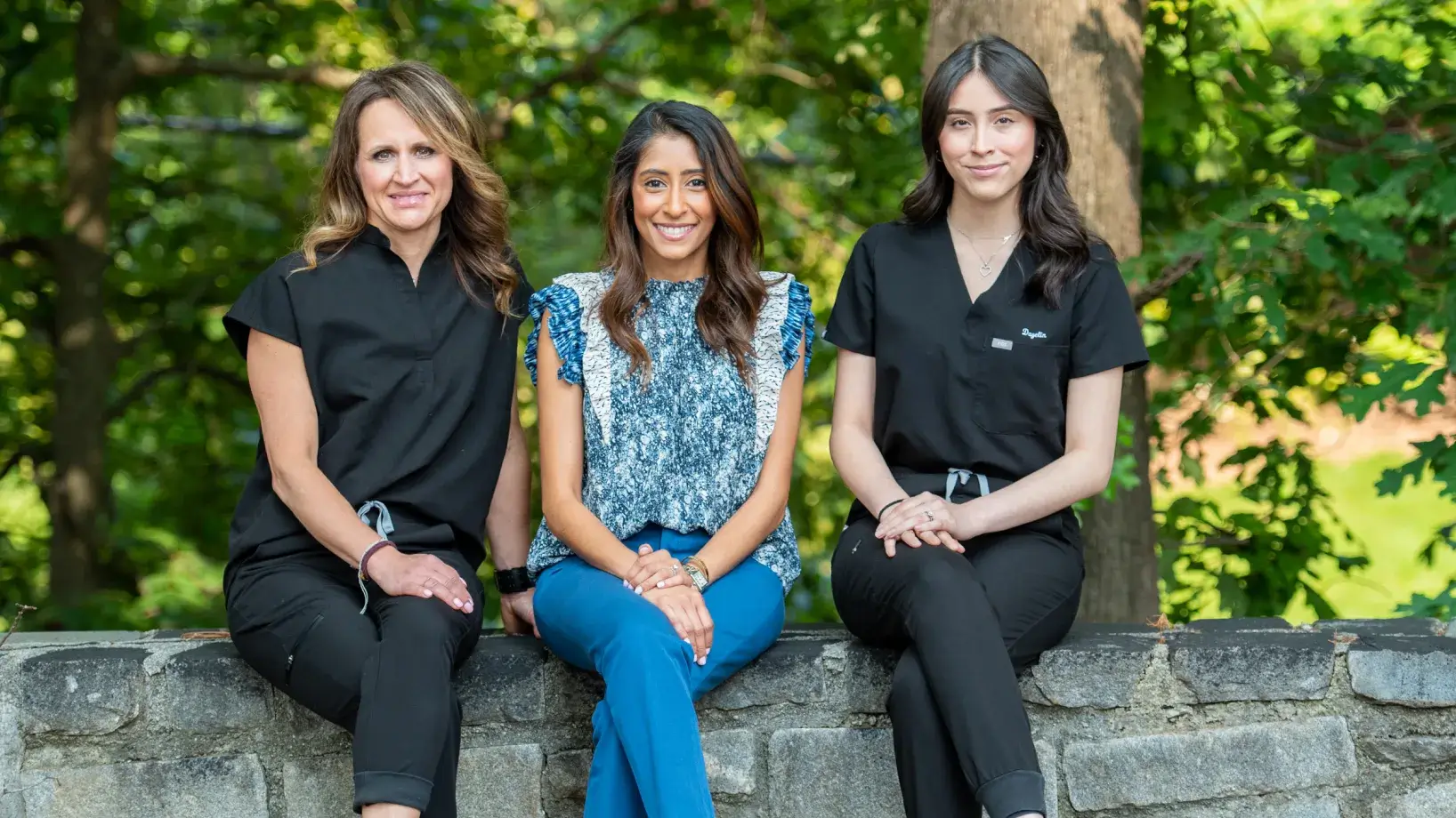 Dr. Cara and team posing