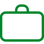 Green icon depicting a heart inside a vascular vessel.