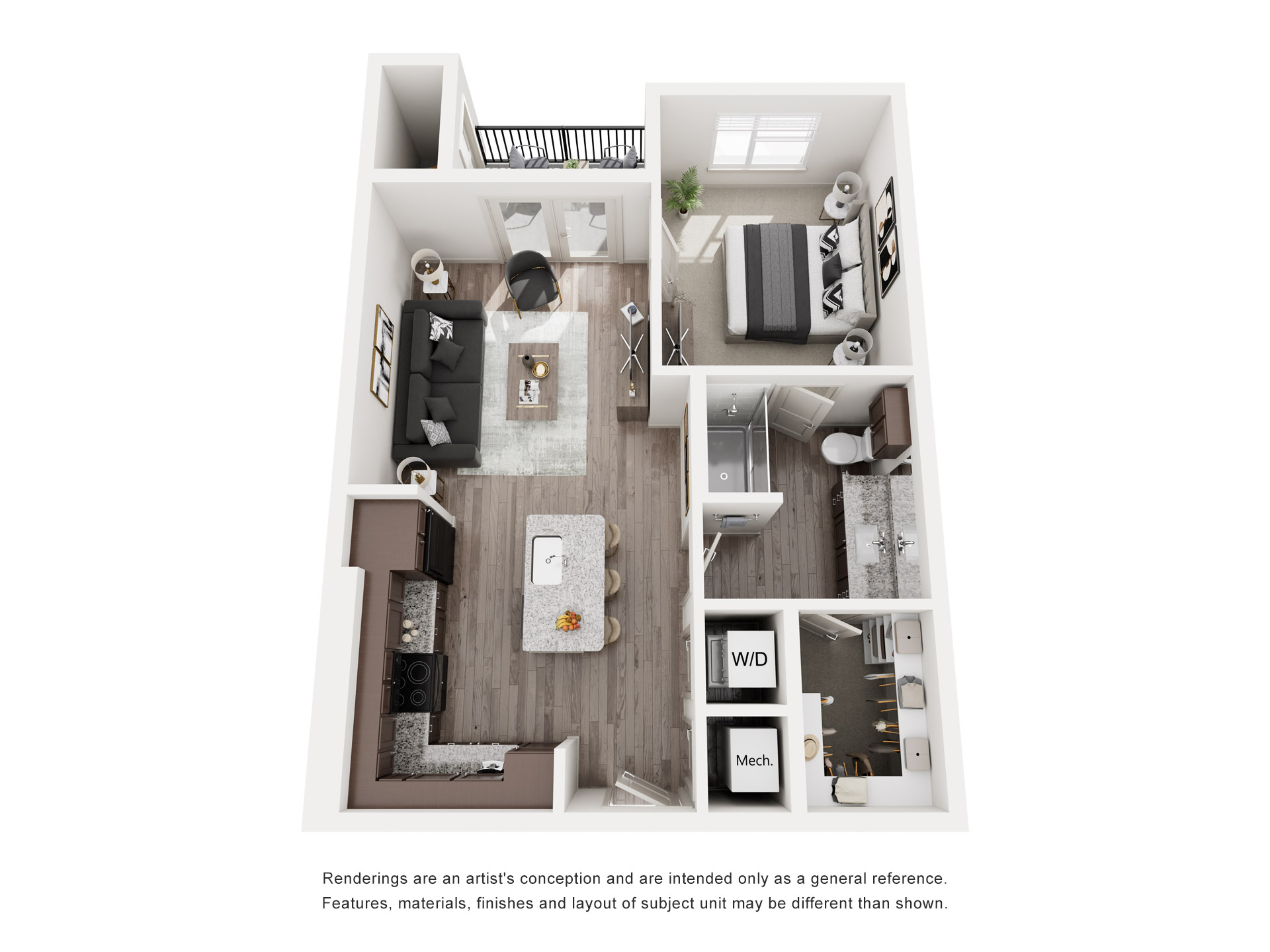 A1 Bedroom layout