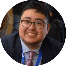 Profile of a Man wearing glasses